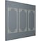 Ekena Millwork 24-in. W x 48-in. H Kepler Panel Moulding Kit Triple Panel PMLKKP24X48C - alternate 5
